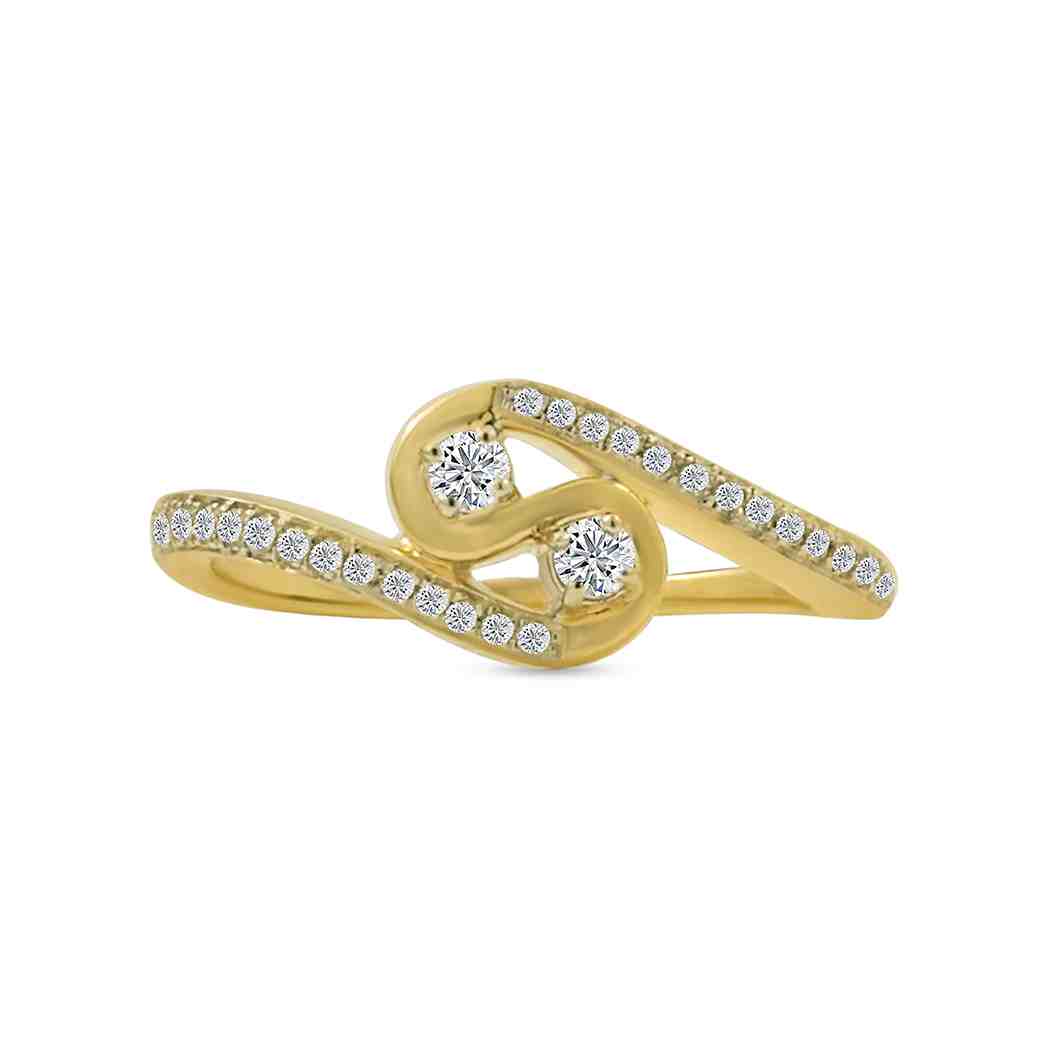 Diamond Twist Ring LR11076A